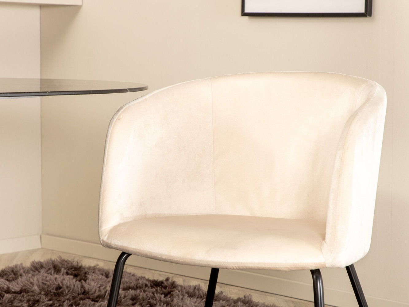 Étkezőgarnitúra Dallas 3063 (Krém + Fekete)