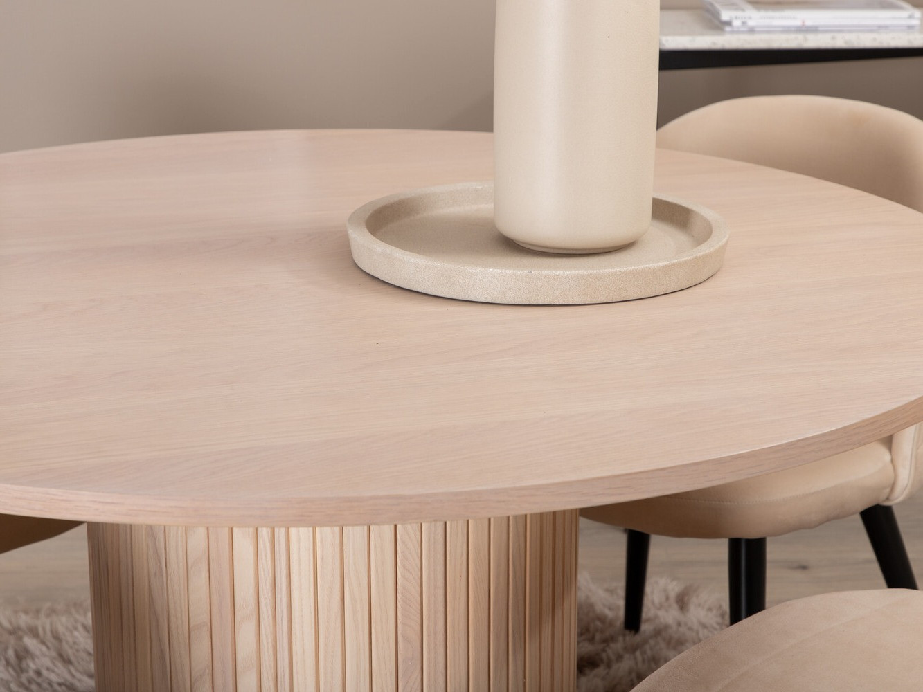 Étkezőgarnitúra Dallas 3072 (Krém + Fekete)