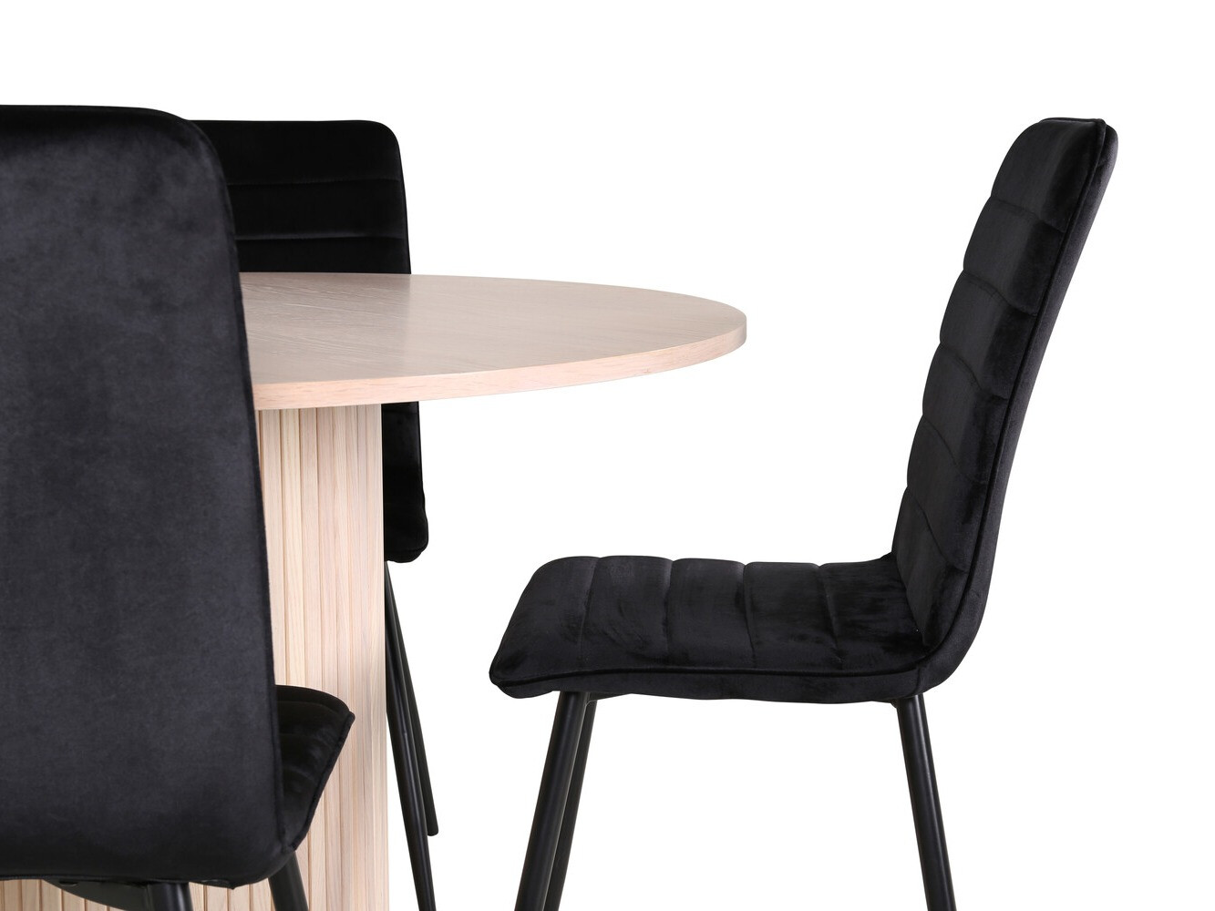 Étkezőgarnitúra Dallas 3101 (Fekete)