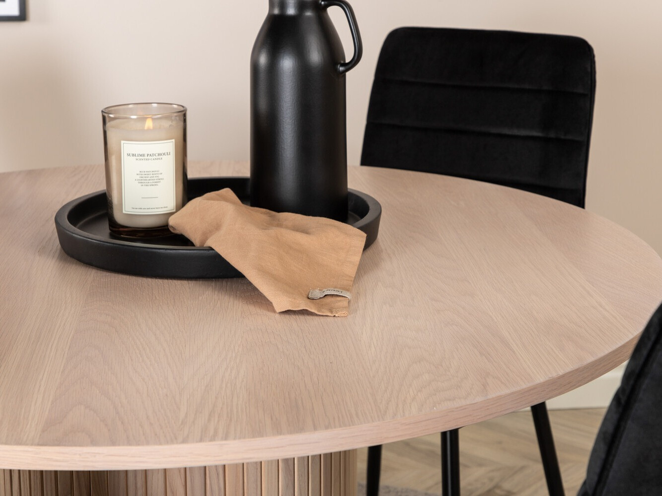 Étkezőgarnitúra Dallas 3101 (Fekete)