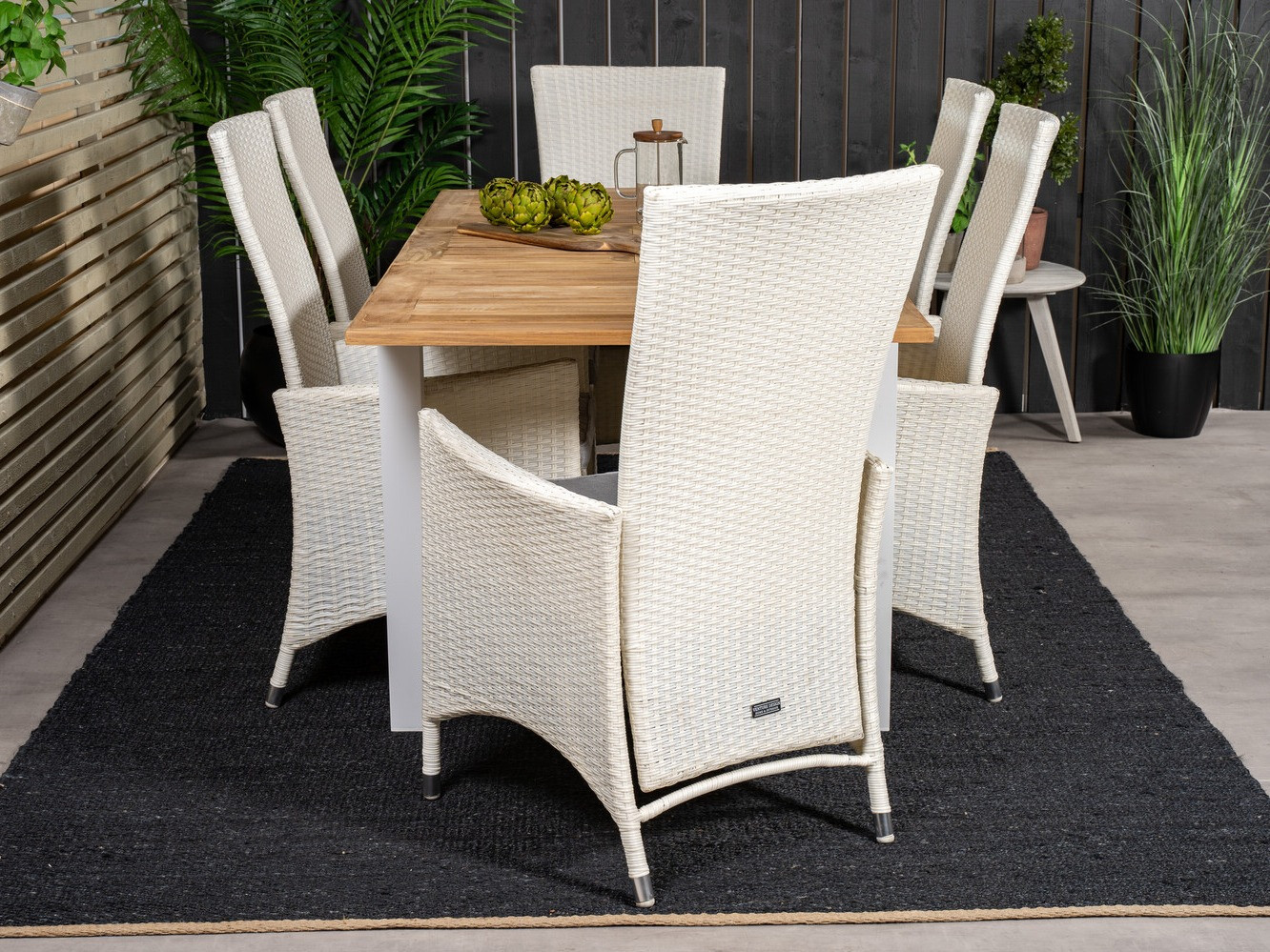 Asztal és szék garnitúra Dallas 2372