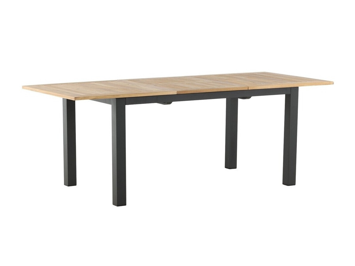 Kerti asztal Dallas 2845 (Fekete + Barna)