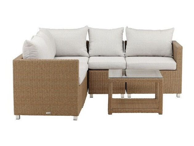 Kerti bútor Dallas 772 (Barna + Fehér)