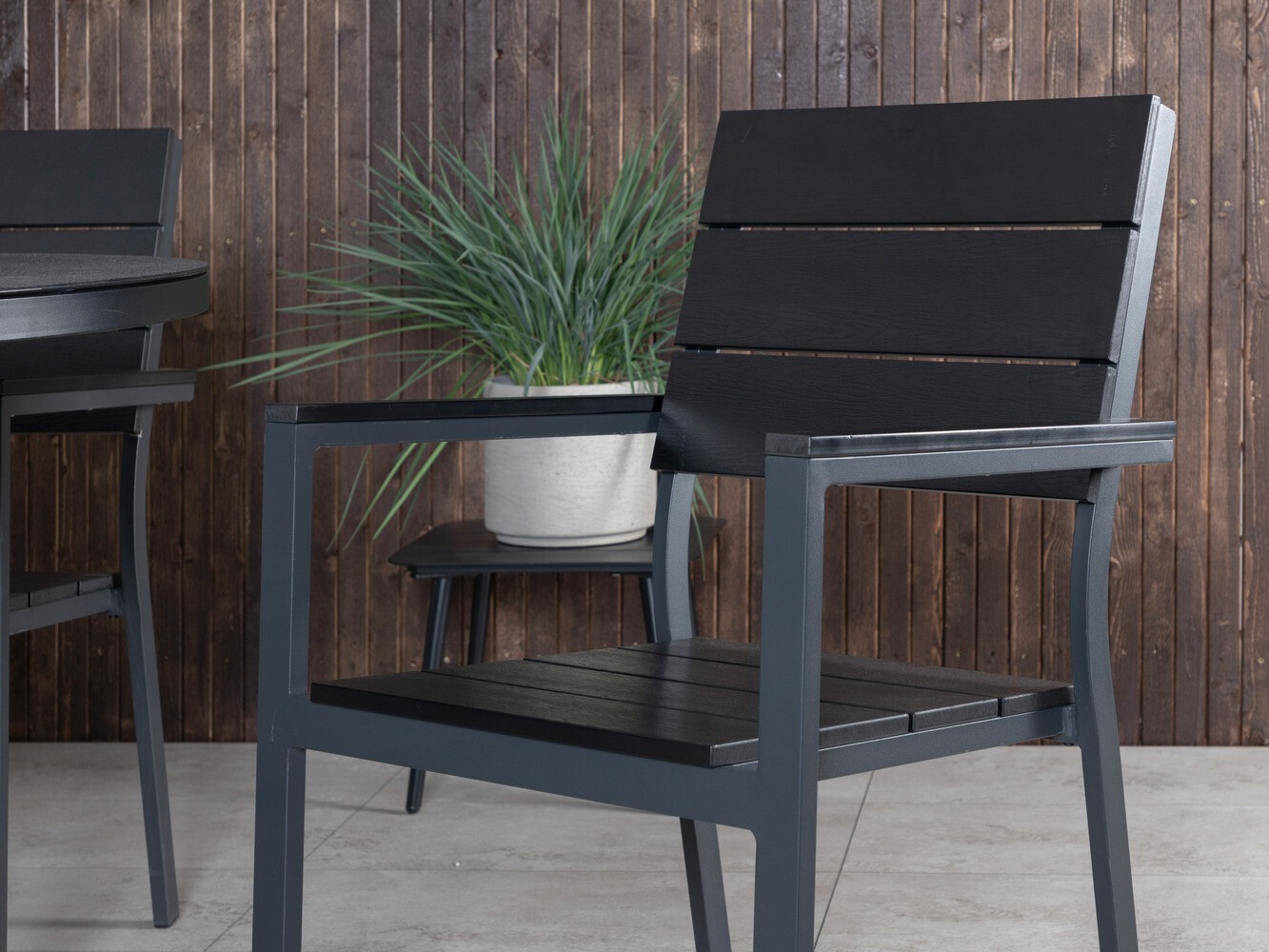 Kerti szék Dallas 717 (Fekete)