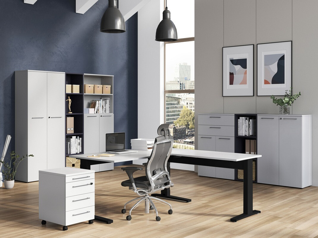 Komód Eliromo 103 (Világosszürke)