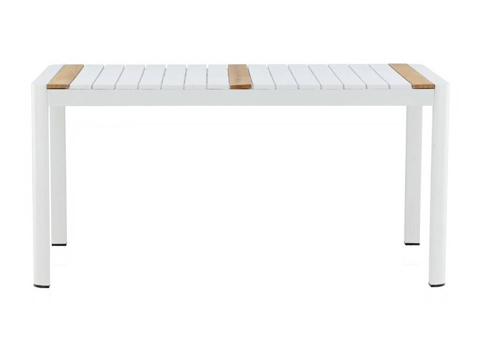 Kerti asztal Dallas 2828 (Fehér + Barna)