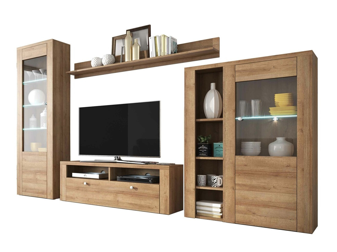 Nappali szett Salelbo 100 (Rivera tölgy)