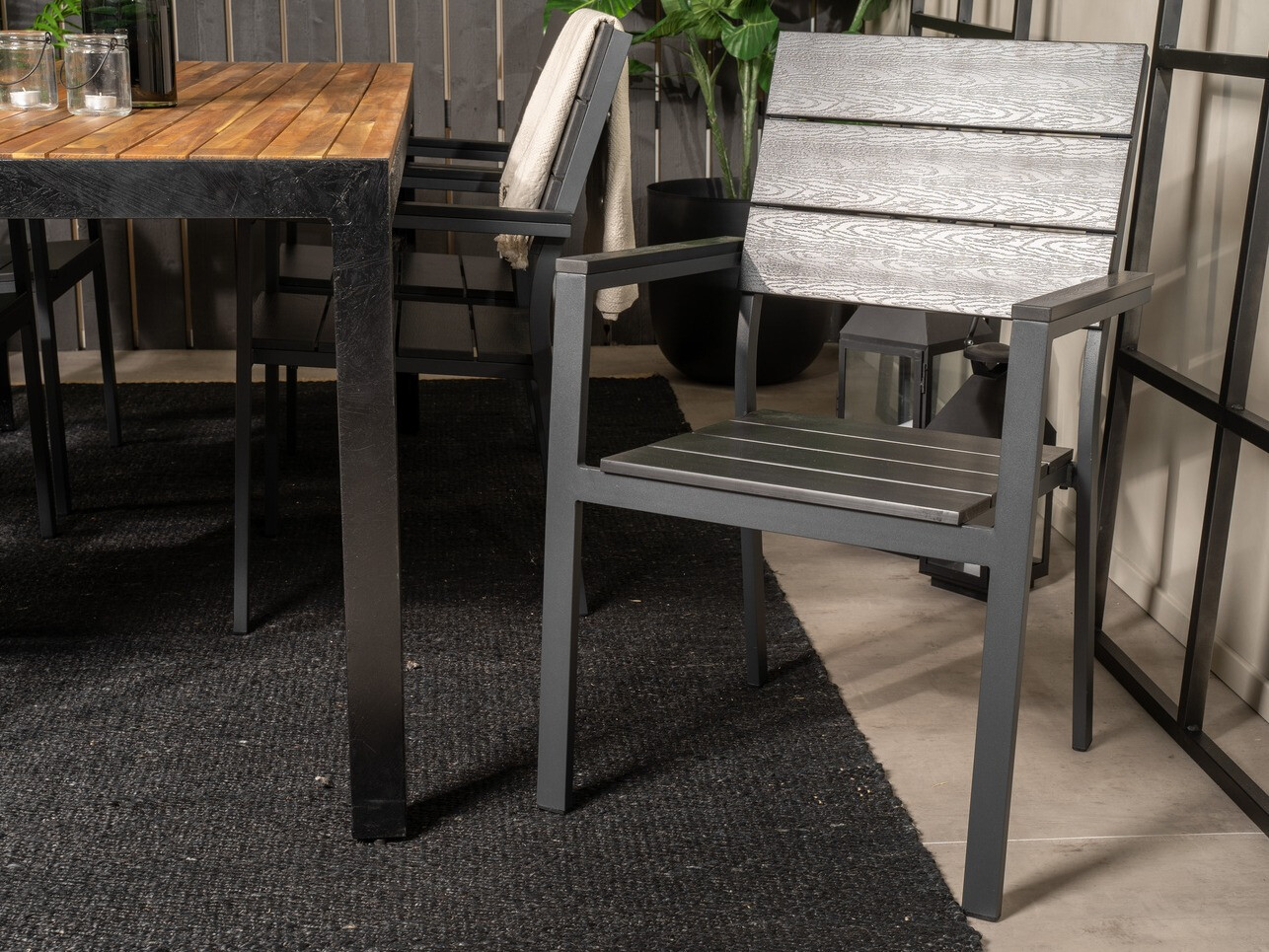 Asztal és szék garnitúra Dallas 587