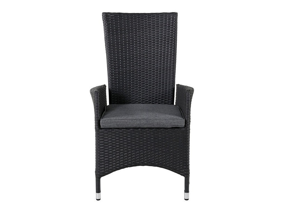 Kerti fotel Dallas 735 (Fekete + Szürke)