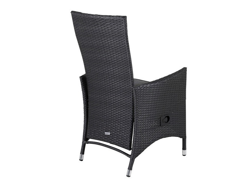 Kerti fotel Dallas 735 (Fekete + Szürke)