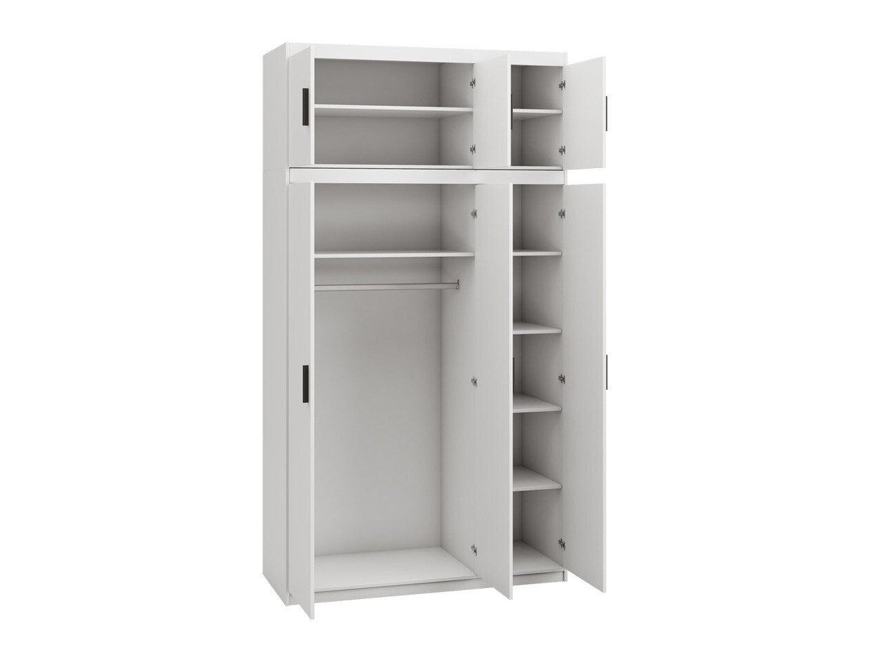 Gardróbszekrény Novduni 104 (Fehér)