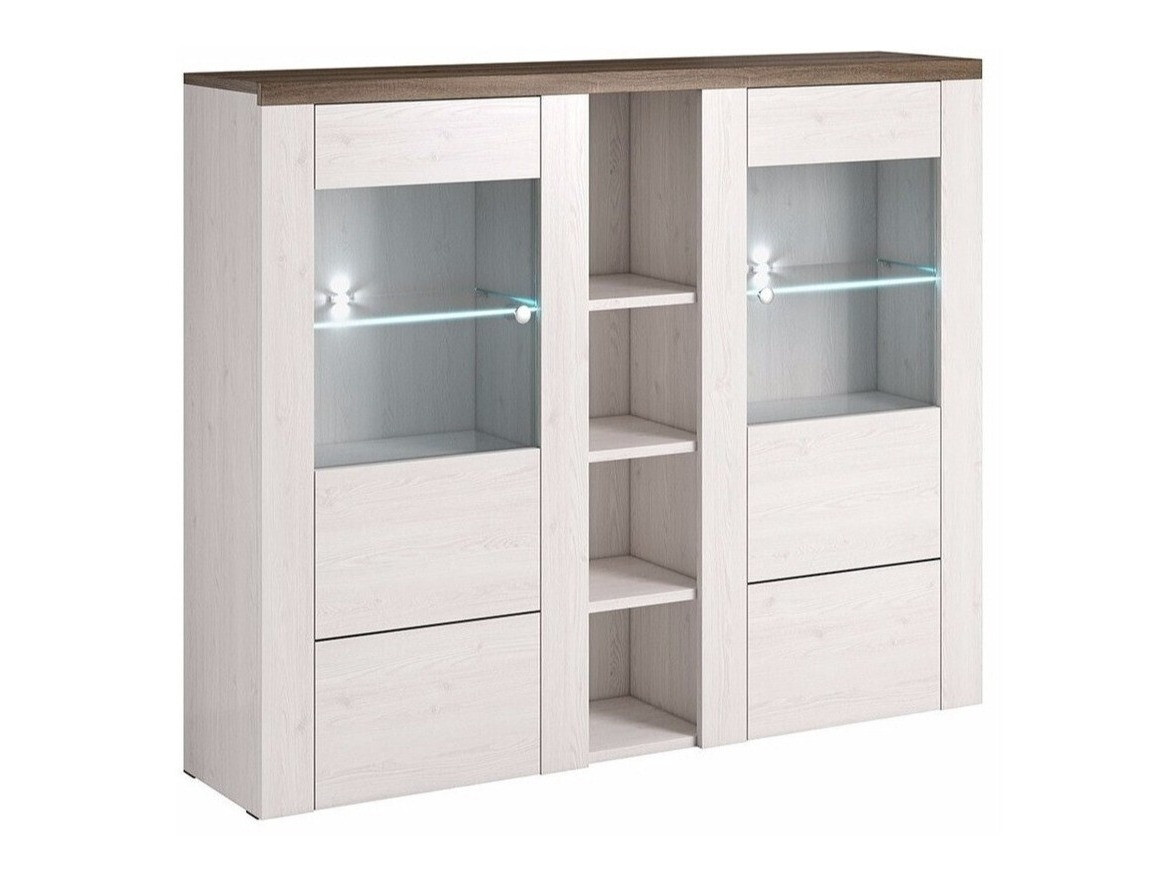 Szekrény Salelbo 105 (Világos vörösfenyő + Triufel tölgy)