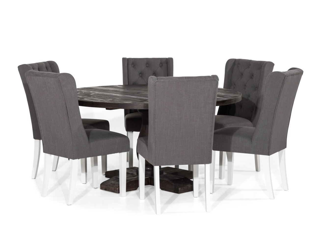 Étkezőgarnitúra Scandinavian Choice 685 (Szürke + Fehér)