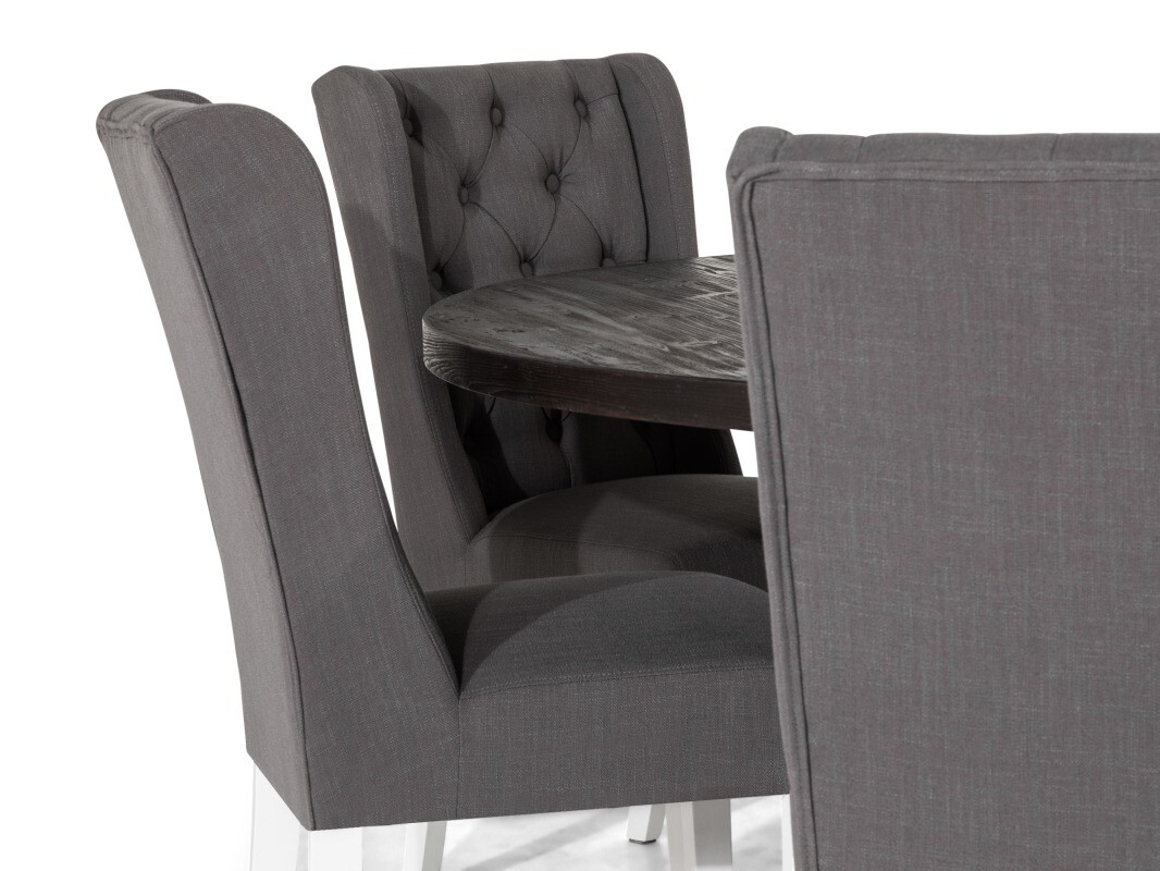 Étkezőgarnitúra Scandinavian Choice 685 (Szürke + Fehér)