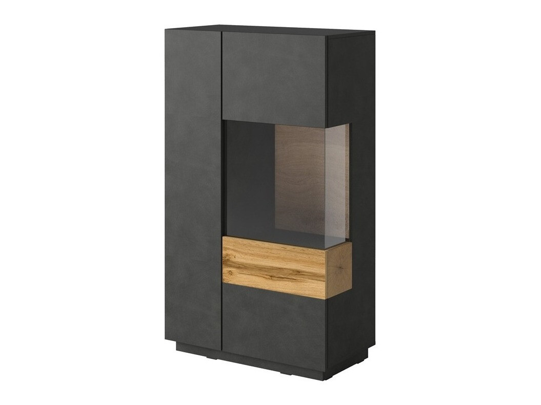 Szekrény Livlore 104 (Matera szürke + Wotan tölgy)