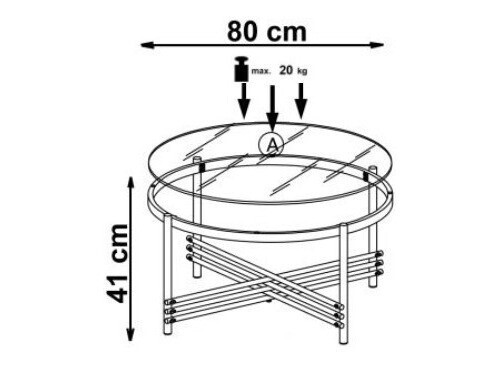 Dohányzóasztal Houston 513