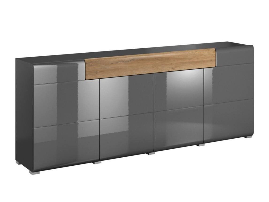 Komód Torsone 102 (Antracit + Gloss antracit + Grandson tölgy)