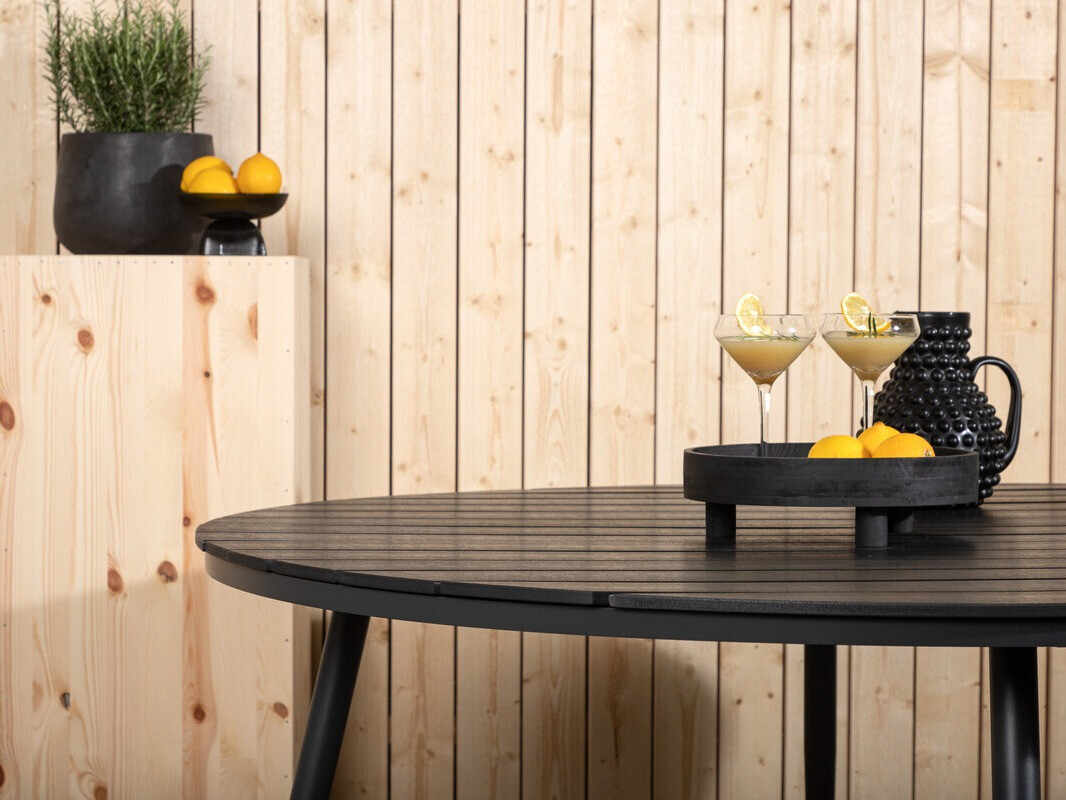 Kerti asztal Dallas 2832 (Fekete)