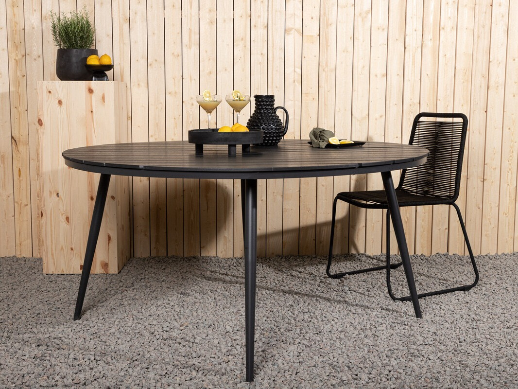 Kerti asztal Dallas 2832 (Fekete)