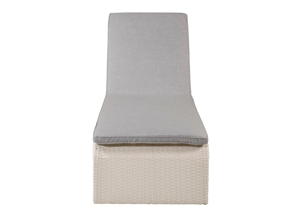 Kerti napozóágy Dallas 771 (Fehér + Szürke)