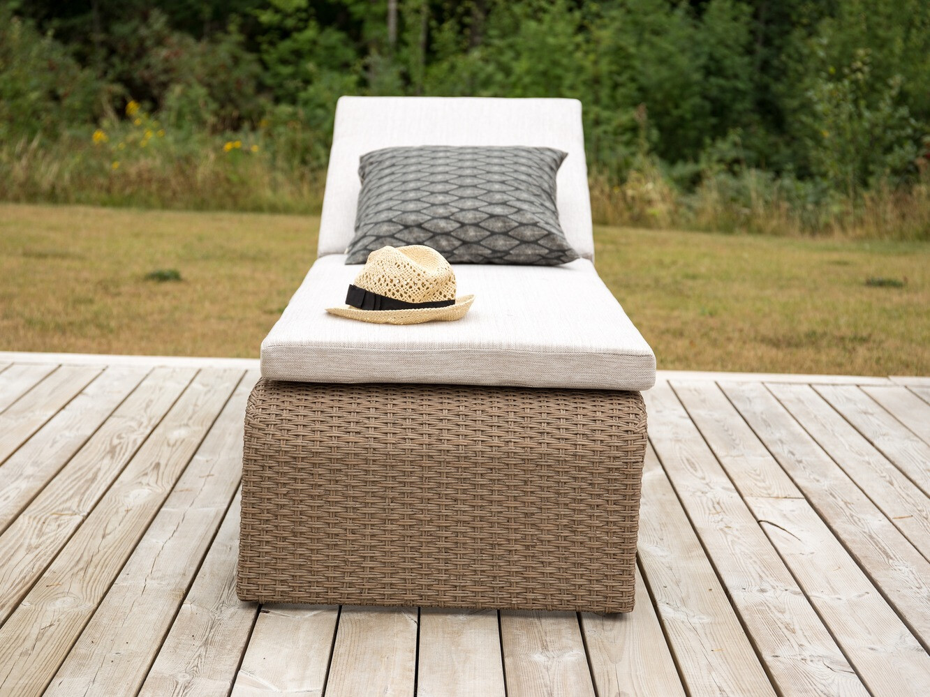 Kerti napozóágy Dallas 771 (Világosbarna + Bézs)