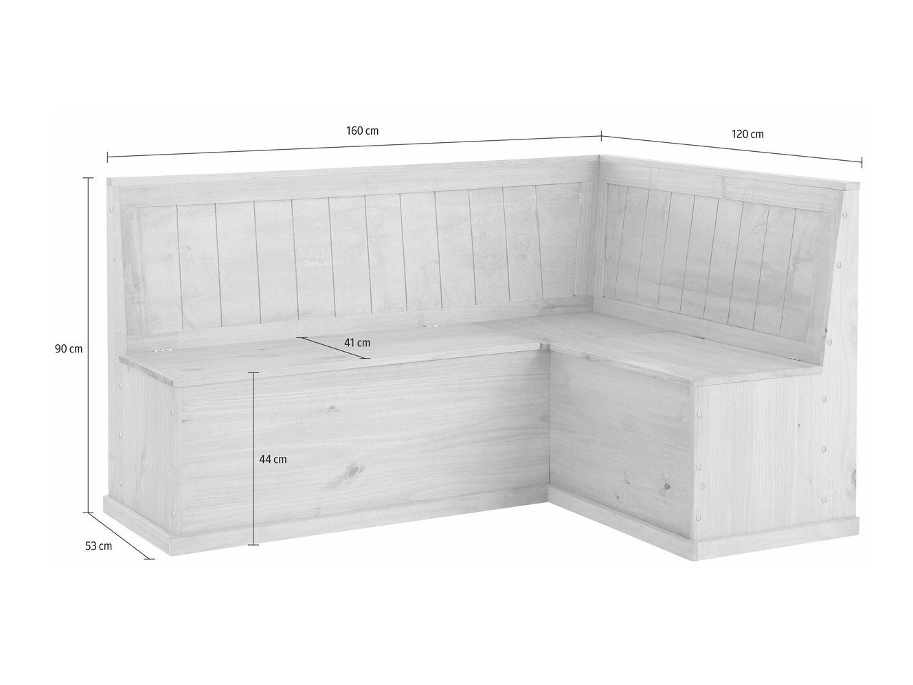 Sarok étkező garnitúra Cirfeli 104 (Fenyő)