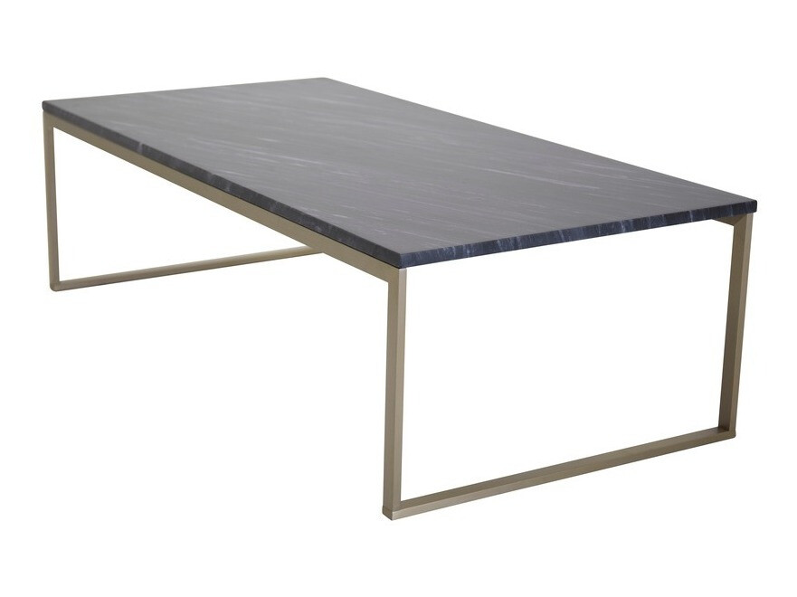 Dohányzóasztal Dallas 179 (Szürke márvány + Aranysárga)