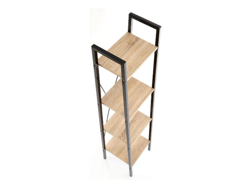 Könyvespolc Houston 1891 (Sonoma tölgy + Fekete)