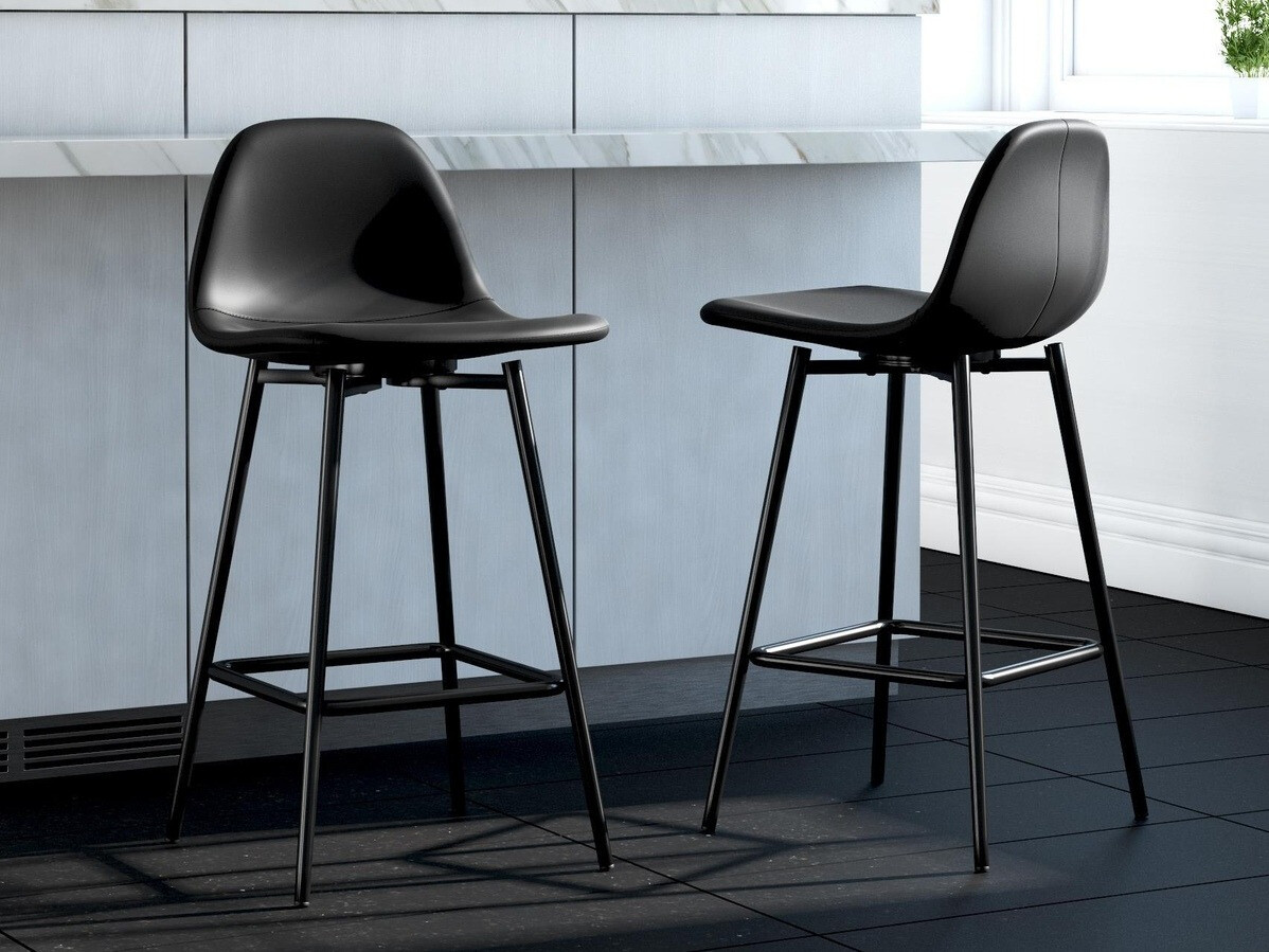 Alacsony bárszék Tulsa 188 (Fekete)