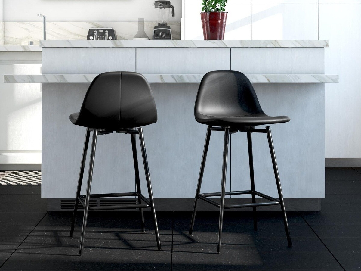 Alacsony bárszék Tulsa 188 (Fekete)