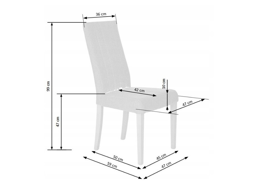 Szék Houston 1216 (Sötétzöld + Világos fa)