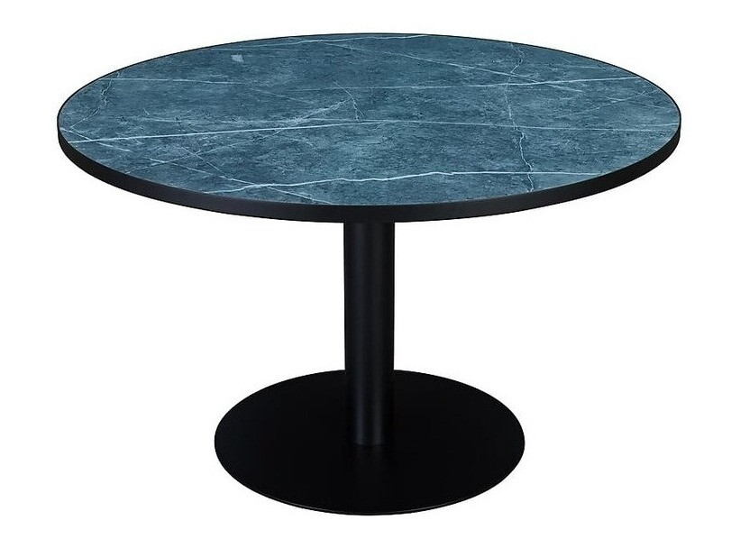 Asztal Flint 141 (Szürke márvány + Fekete)