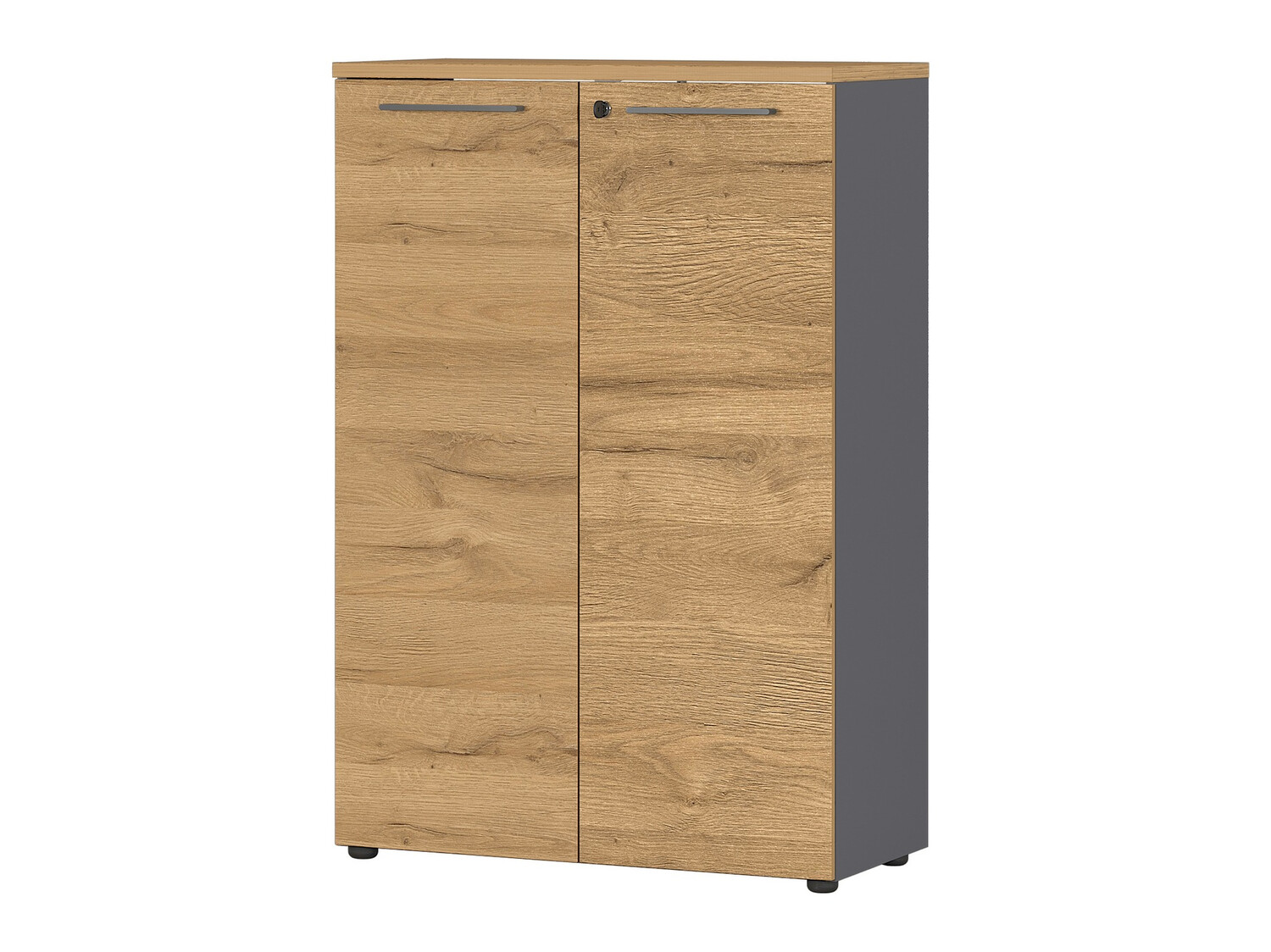 Szekrény Eliromo 102 (Grafit + Grandson tölgy)