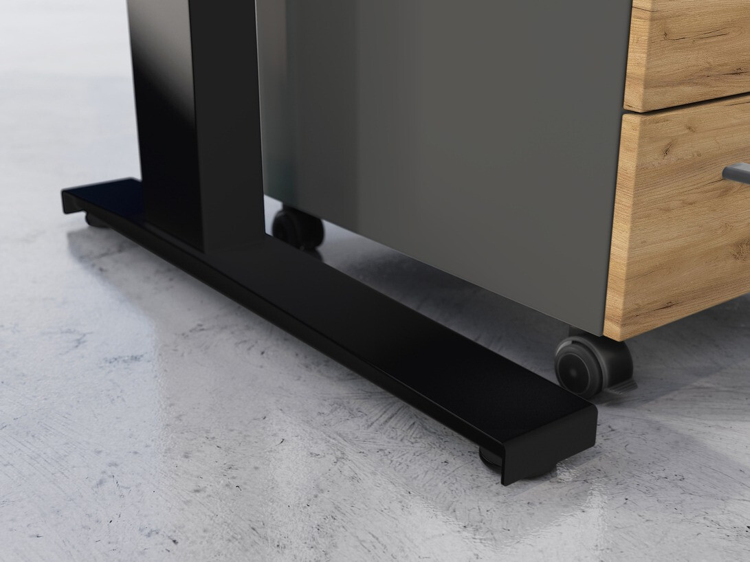 Görgős konténer Eliromo 107 (Grafit + Grandson tölgy)