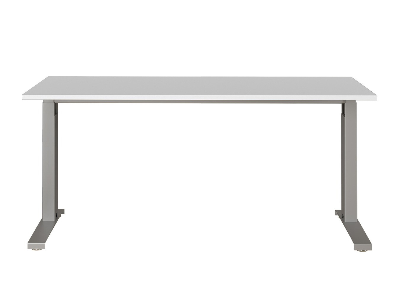Íróasztal Eliromo 108 (Világosszürke + Ezüst)