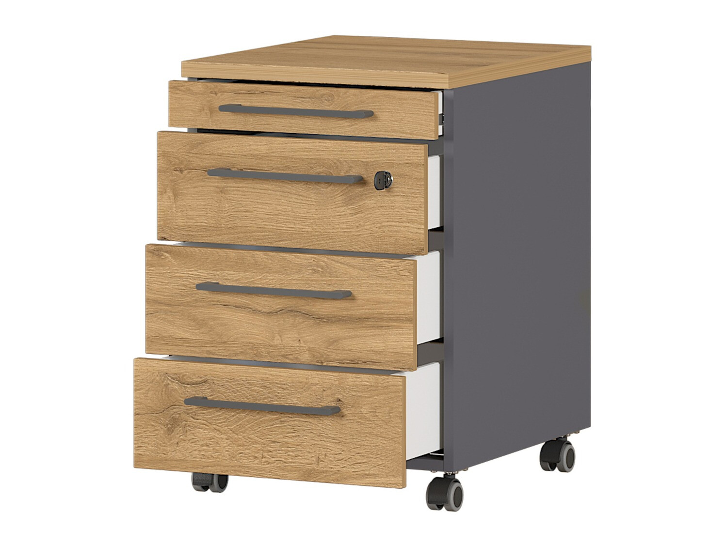 Tároló Eliromo 107 (Grafit + Grandson tölgy)