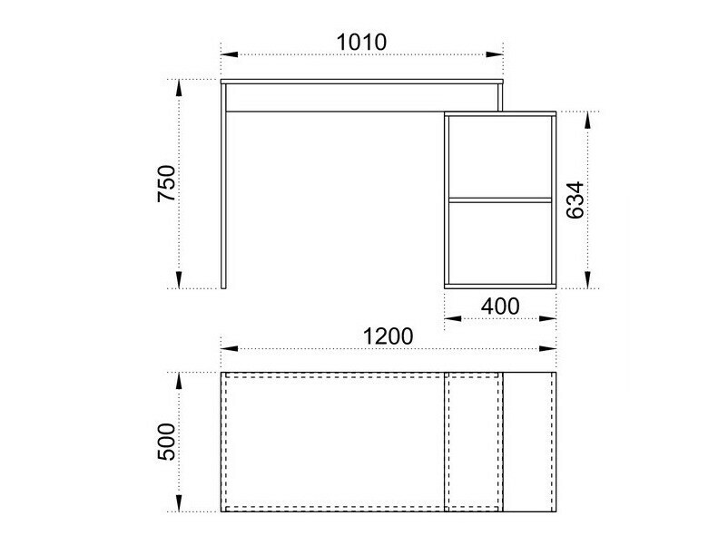 Íróasztal Portland 105