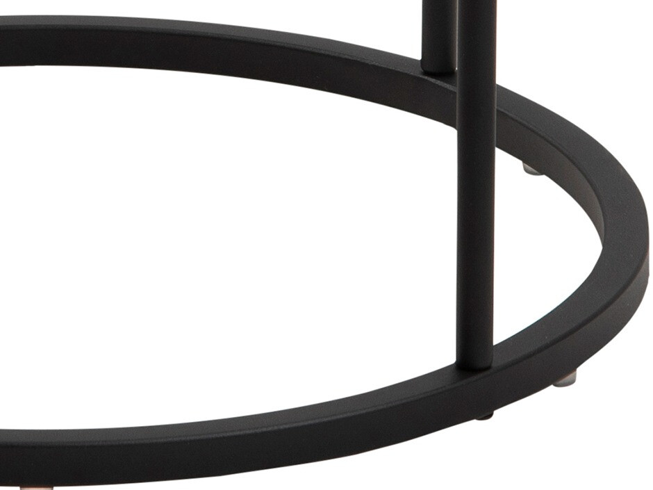 Kisasztal Norsica 595 (Fehér + Fekete)