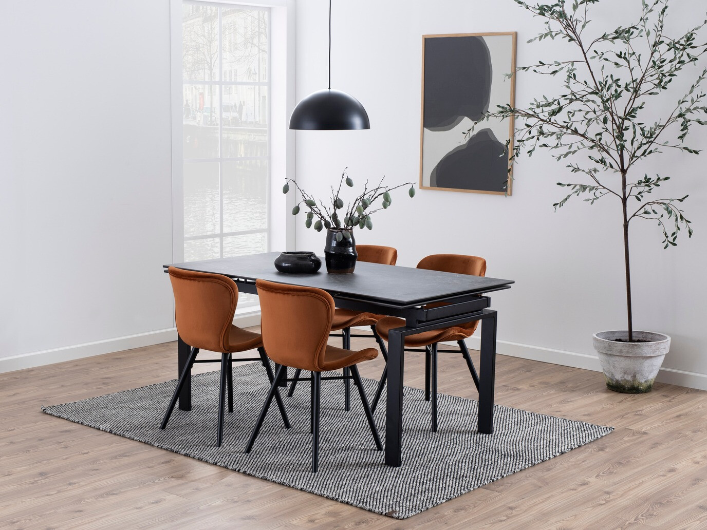 Asztal Norsica 314 (Fekete)