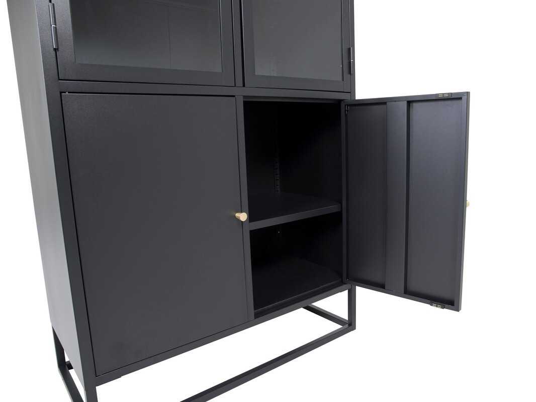 Könyvespolc Evasevu 102 (Fekete)