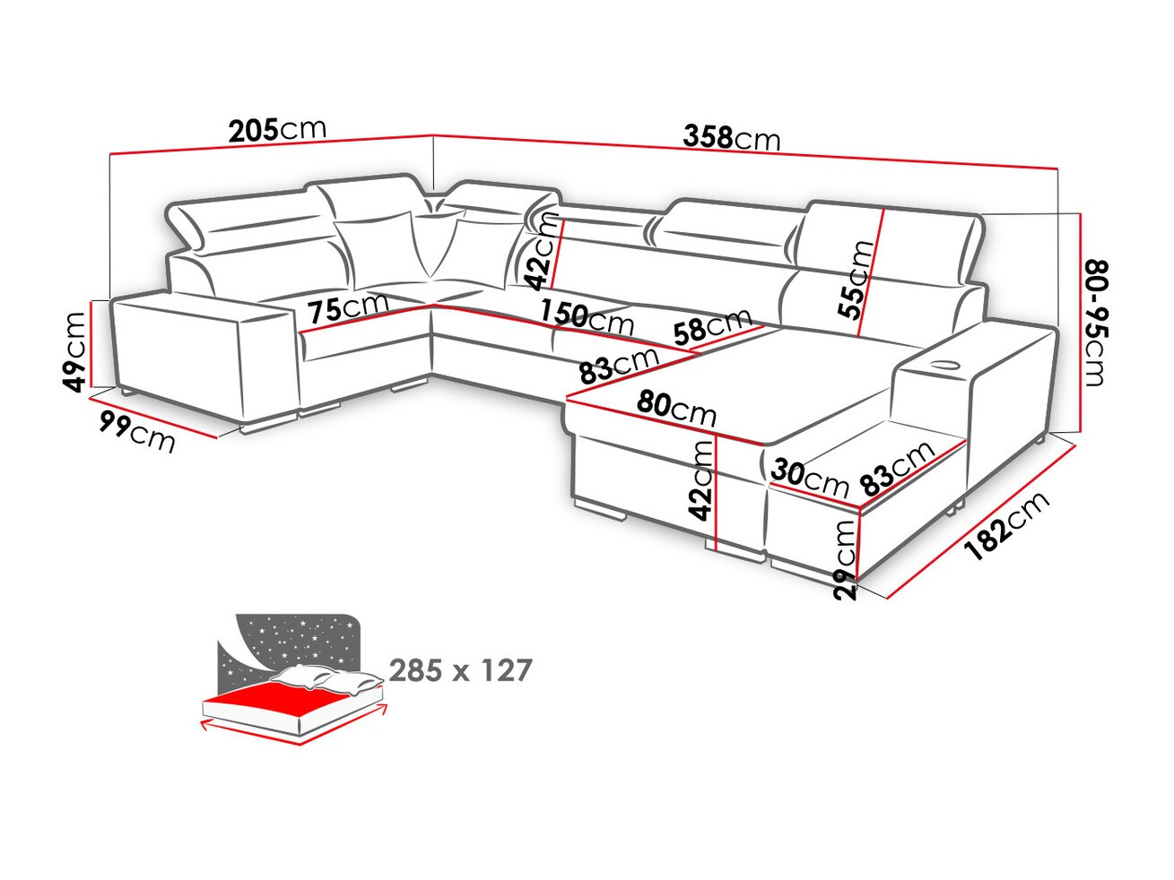 Sarokkanapé Pearland 101