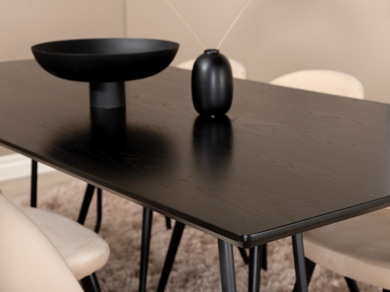 Étkezőgarnitúra Dallas 2723 (Bézs + Fekete)