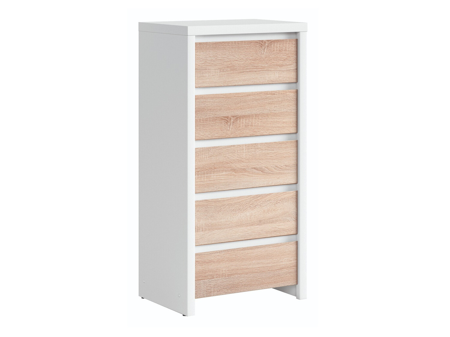 Komód Nolroma 106 (Fehér + Somoma tölgy)