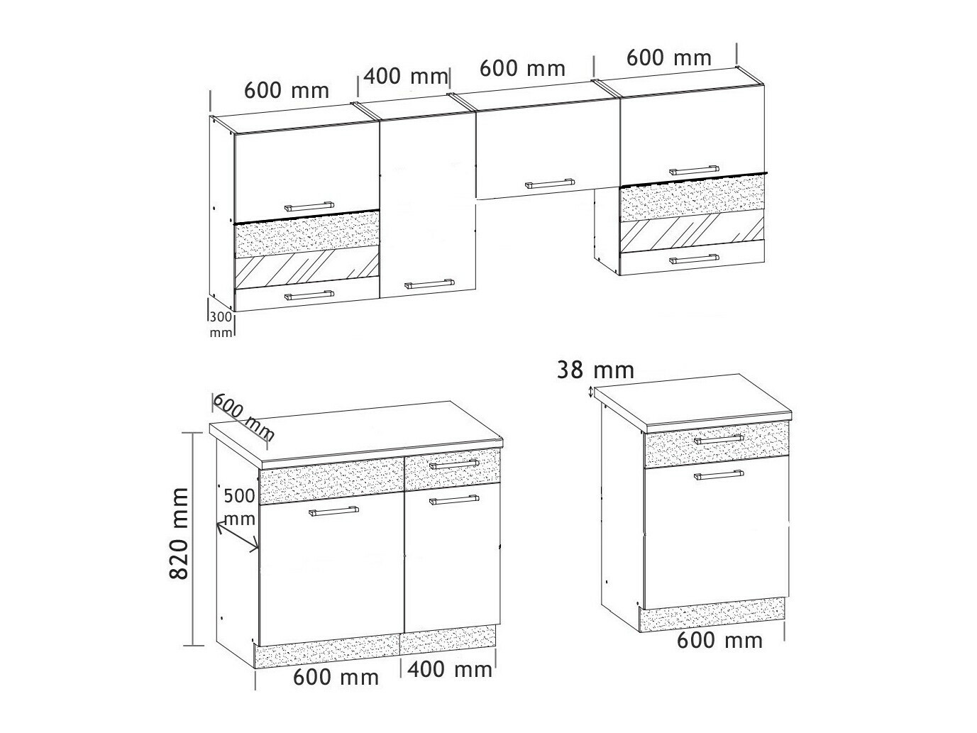 Konyhabútor Mode Beech 127