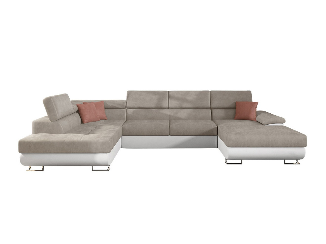 Sarokkanapé Comfivo Ruta IV (Soft 017 + Uttario Velvet 2979 + Uttario Velvet 2955 St)
