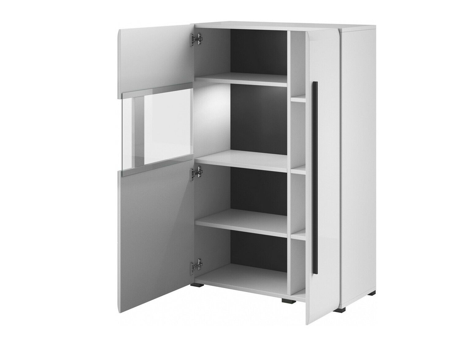 Nappali szett Ophsalu 112 (Fehér + Fényes fehér)