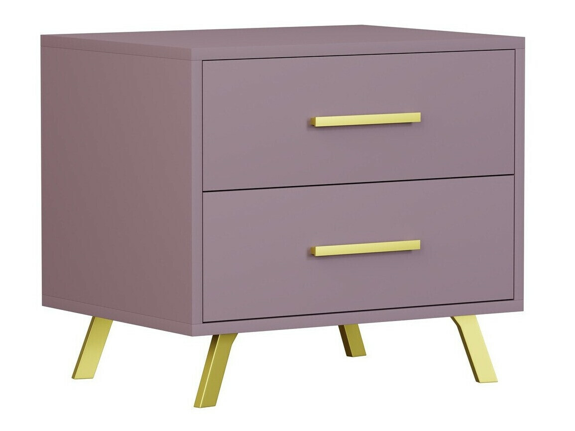 Éjjeliszekrény Dortivu 119 (Lila + Aranysárga)