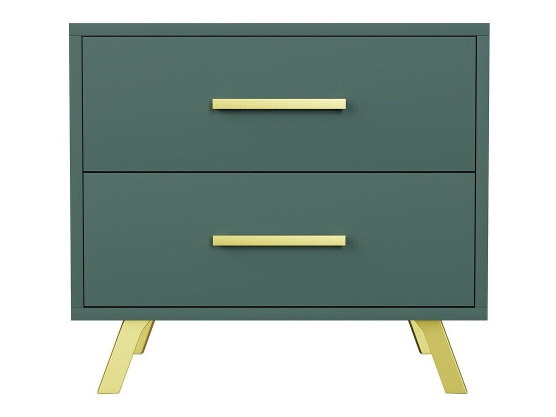 Éjjeliszekrény Dortivu 119 (Zöld + Aranysárga)