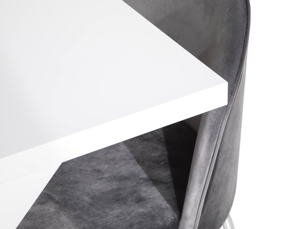 Étkezőgarnitúra Scandinavian Choice 679 (Szürke + Ezüst)