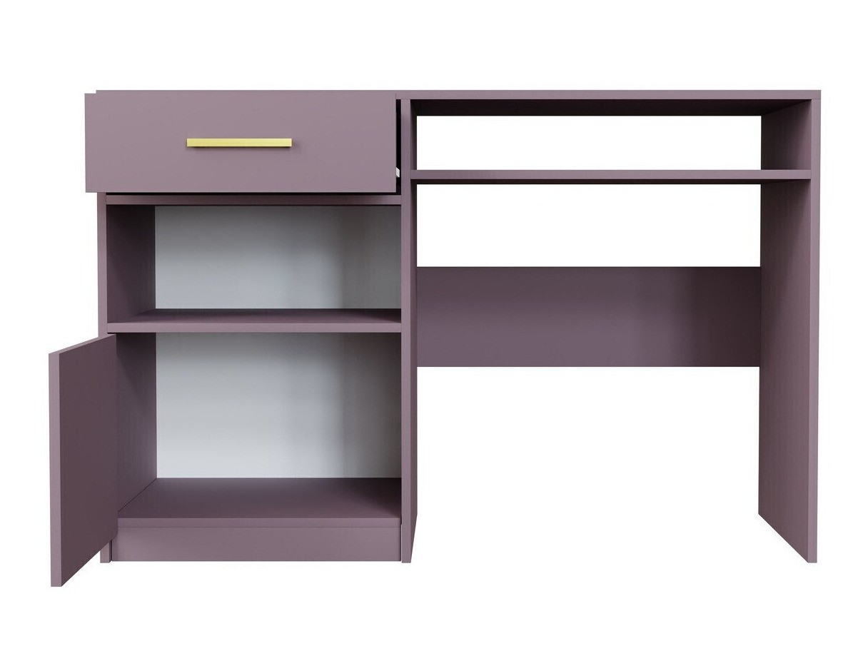 Íróasztal Dortivu 117 (Lila + Aranysárga)